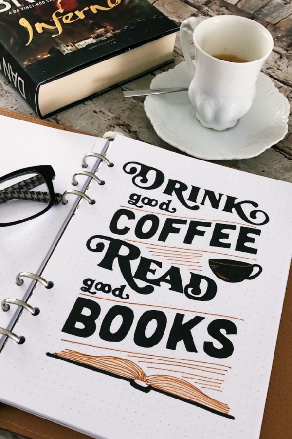 Letras y un café